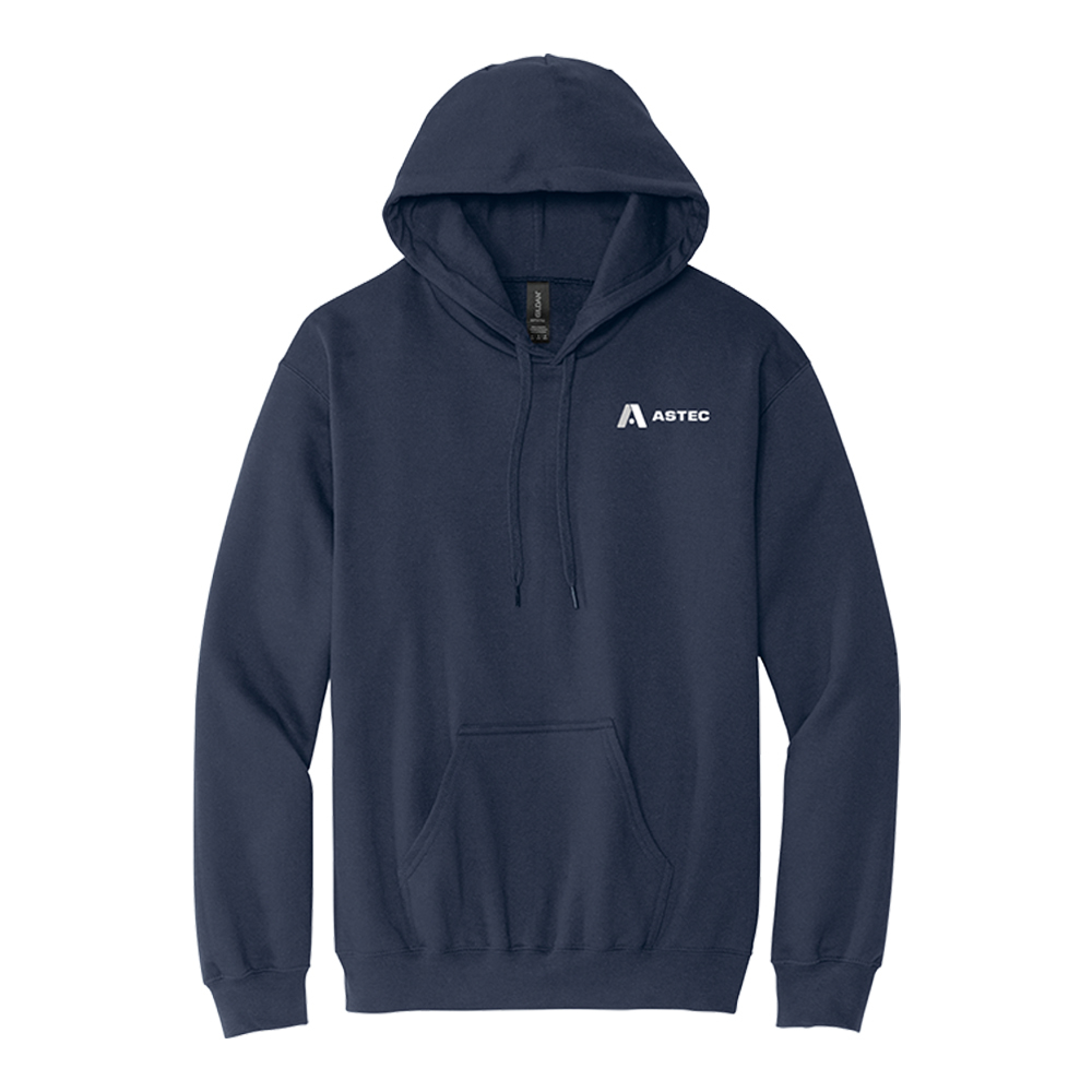 Men’s Navy Hooded Sweatshirt | ASTEC Merchandise