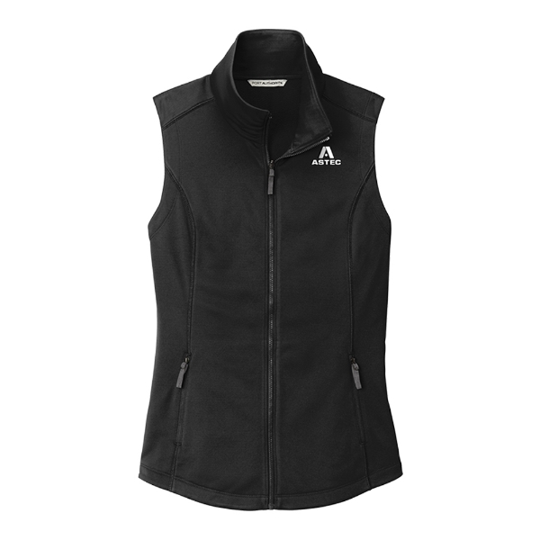 ASTEC Women's Deep Black Fleece Vest