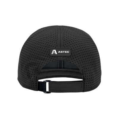 Custom Microfiber Black Hat Front Image on white background