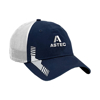 ASTEC Navy Logo Hat Right Image on white background