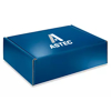 Navy box with ASTEC logo