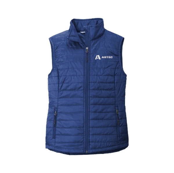 Astec Women's Puffy Vest -Blue