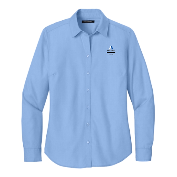 W.O.C. Blue Ladies' Button Up