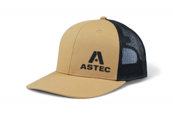 Astec Brown Trucker Hat – Angled Front Right