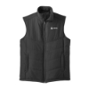 ASTEC branded Port Authority Puffy Vest in black with zippered pockets